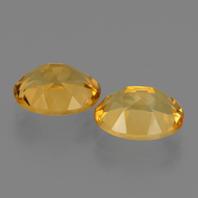 Gemas de citrino dorado natural de 4,98 ct, corte óvalo, VVS-VS