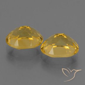 Gemas de Citrino Dorado medio natural de 5.12 ct, Ovalada, VVS-VS