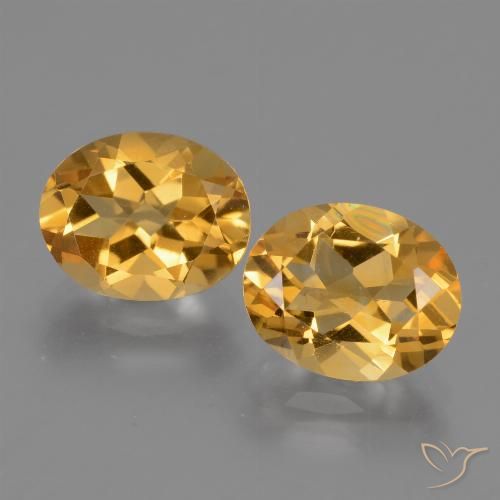 4.90ctw Natural Dorado naranja Citrino, Ovalada, VS