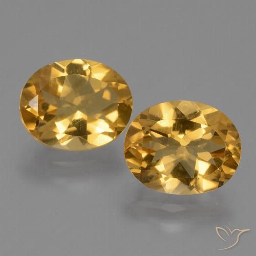 4.72ctw Natural Oro Citrino, Ovalada, VVS-VS