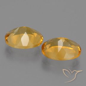 Gemas de Citrino Oro natural de 4.72 ct, Ovalada, VVS-VS