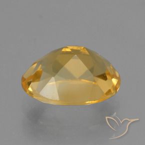 Citrino Naranja dorado natural de 2.25 ct, Ovalada, VVS