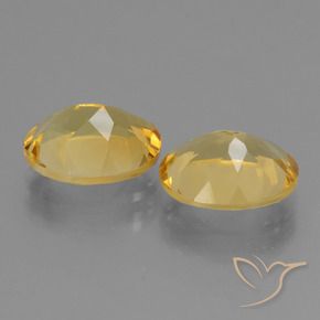 Gemas de Citrino Dorado natural de 4.33 ct, Ovalada, VS