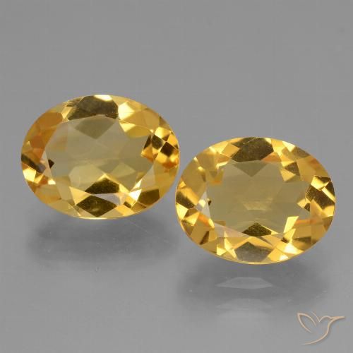 4.52ctw Natural Naranja dorado intenso Citrino, Ovalada, VVS-VS