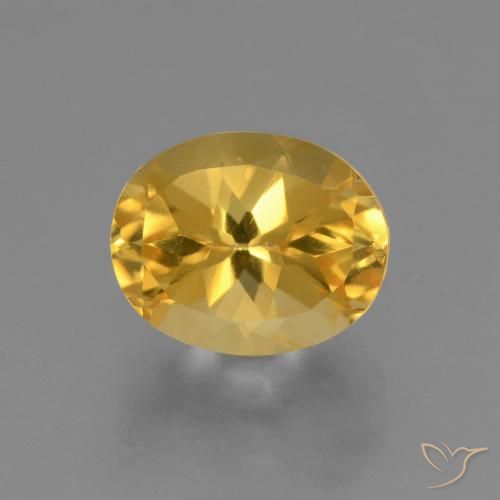 2.69ct Natural Dorado claro Citrino, Ovalada, VS
