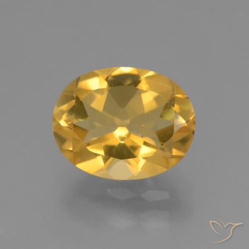 2.32ct Natural Dorado Citrino, Ovalada, VVS-VS