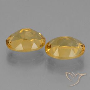 Gemas de Citrino Dorado claro natural de 4.69 ct, Ovalada, VVS