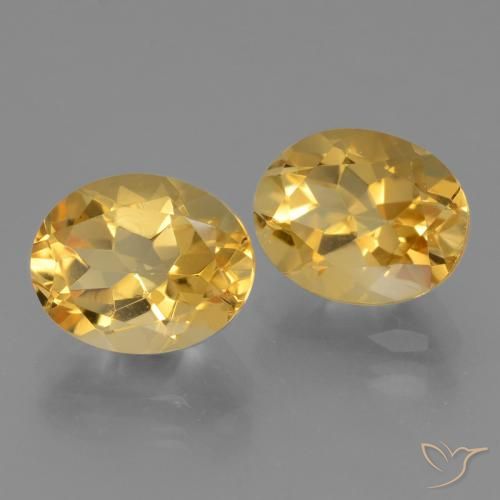 Gemas de Citrino Oro natural de 5.18 ct, Ovalada, VVS