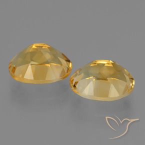 Gemas de Citrino Dorado oscuro natural de 5.25 ct, Ovalada, VVS