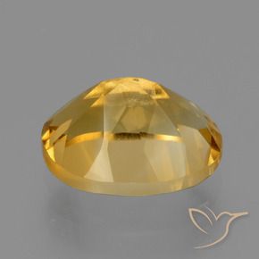 Citrino Naranja dorado intenso natural de 2.88 ct, Ovalada, VVS-VS