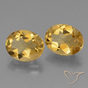 Gemas de Citrino Naranja dorado intenso natural de 4.56 ct, Ovalada, VVS