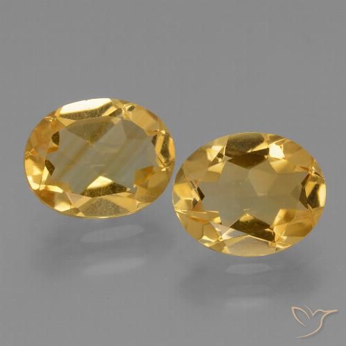 4.35ctw Natural Dorado Citrino, Ovalada, VVS-VS