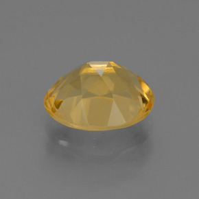 Citrino dorado natural de 2,50 ct, corte óvalo, VVS