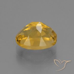Citrino Naranja dorado natural de 2.94 ct, Corte Óvalo, VVS