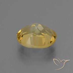 Citrino Dorado claro medio natural de 2.57 ct, Ovalada, VS