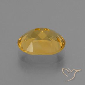 Citrino Naranja dorado intenso natural de 2.42 ct, Corte Óvalo, VS