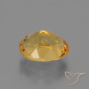 Citrino Naranja dorado intenso natural de 2.44 ct, Ovalada, VVS