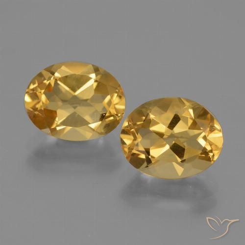 4.84ctw Natural Naranja dorado intenso Citrino, Ovalada, VVS-VS