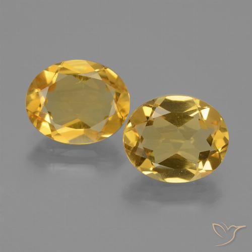 4.13ctw Natural Dorado medio Citrino, Ovalada, VS