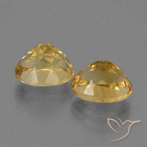 Gemas de Citrino Naranja dorado intenso natural de 5.89 ct, Ovalada, VVS