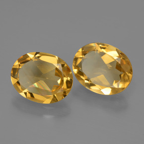 Gemas de citrino dorado natural de 4,05 ct, corte óvalo, VVS-VS