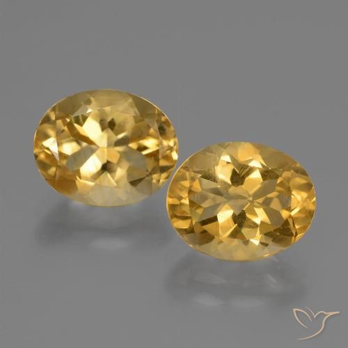 4.65ctw Natural Dorado oscuro medio Citrino, Ovalada, VS