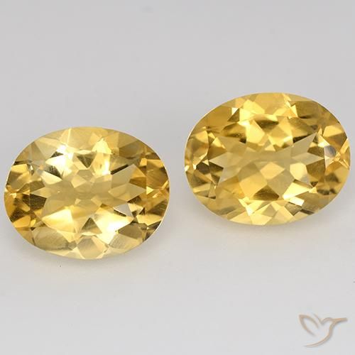 4.70ctw Natural Naranja dorado Citrino, Ovalada, VVS-VS