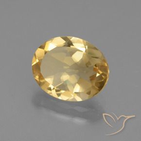 Citrino Naranja dorado natural de 2.10 ct, Ovalada, VS