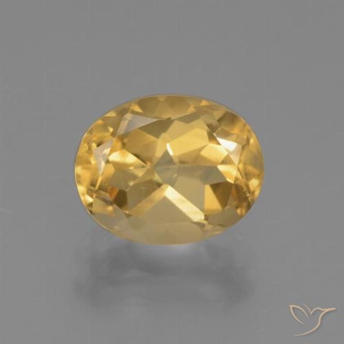 2.56ct Natural Dorado Citrino, Ovalada, VVS-VS