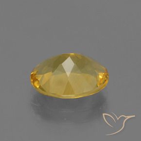 Citrino Dorado natural de 2.15 ct, Ovalada, VVS-VS