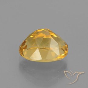 Citrino Dorado oscuro natural de 2.78 ct, Ovalada, VVS-VS