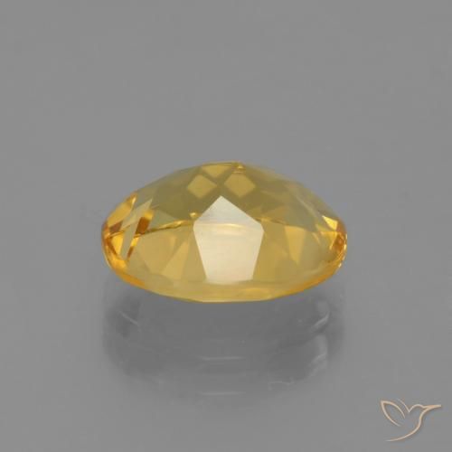 Citrino Dorado claro medio natural de 2.24 ct, Ovalada, VVS