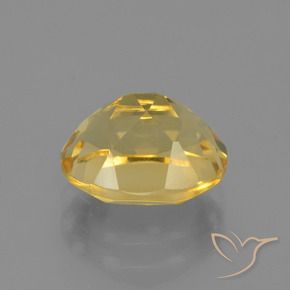 Citrino Dorado medio natural de 3.05 ct, Ovalada, VVS-VS