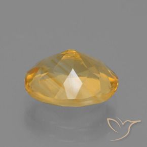 Citrino Dorado claro natural de 2.41 ct, Ovalada, VS