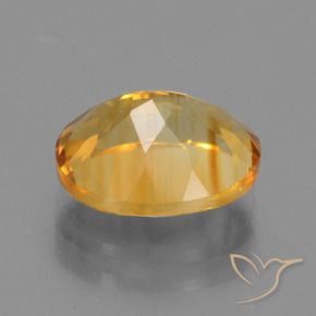 Citrino Dorado naranja intenso natural de 2.72 ct, Ovalada, VVS-VS