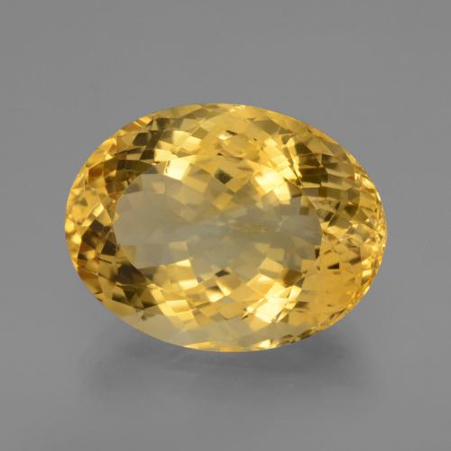 Citrino Dorado natural de 17.07 ct, Corte Óvalo, VVS-VS