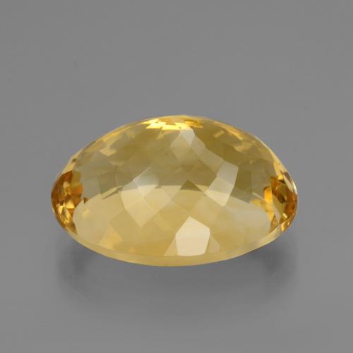 Citrino Dorado natural de 17.07 ct, Corte Óvalo, VVS-VS