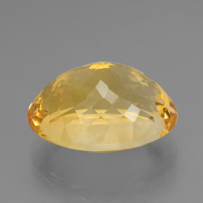 Citrino dorado natural de 16,78 ct, corte óvalo, VVS