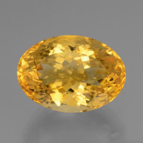 Citrino Naranja dorado natural de 18.27 ct, Corte Óvalo, VVS
