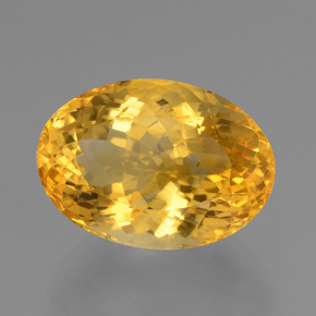 Citrino Naranja dorado natural de 18.27 ct, Corte Óvalo, VVS