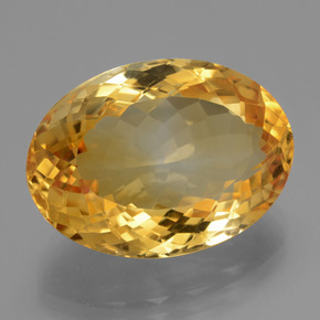 Citrino dorado natural de 16,41 ct, corte óvalo, VVS
