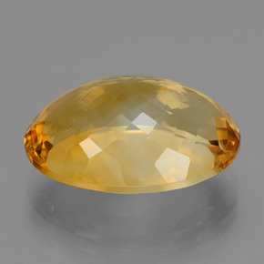 Citrino dorado natural de 16,41 ct, corte óvalo, VVS
