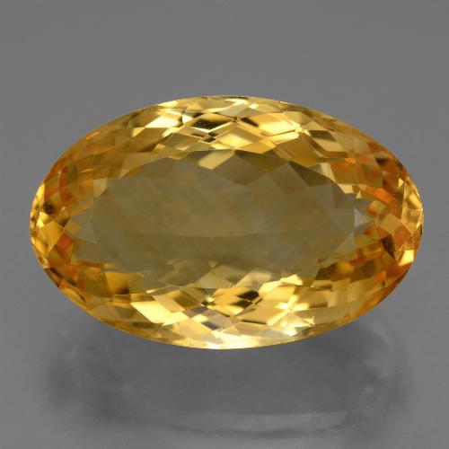 Citrino Dorado oscuro natural de 16.61 ct, Corte Óvalo, VVS