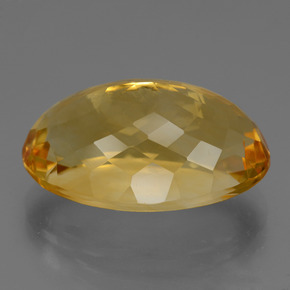 Citrino Dorado oscuro natural de 16.61 ct, Corte Óvalo, VVS