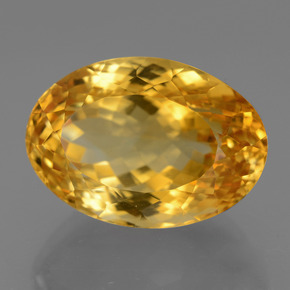Citrino Naranja dorado intenso natural de 19.66 ct, Corte Óvalo, VVS