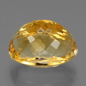 Citrino Naranja dorado intenso natural de 19.66 ct, Corte Óvalo, VVS