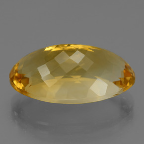 Citrino dorado natural de 15,88 ct, corte óvalo, VVS
