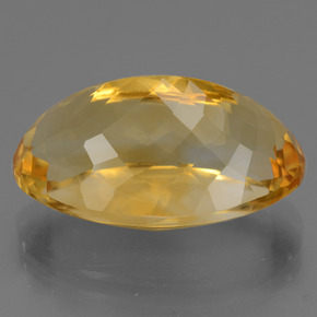 Citrino Naranja dorado intenso natural de 14.87 ct, Corte Óvalo, VVS-VS