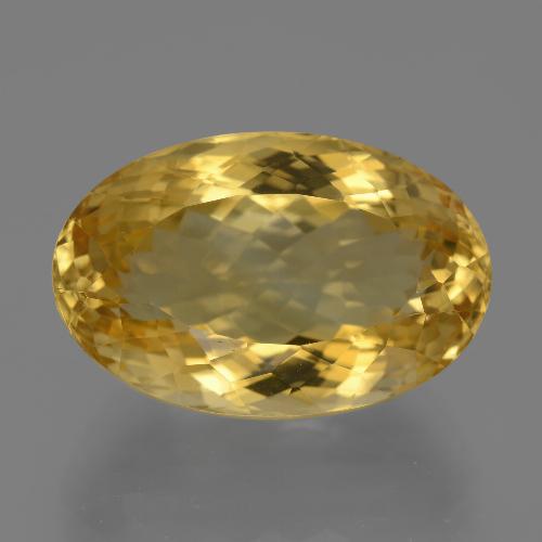 Citrino dorado natural de 18,28 ct, corte óvalo, VVS