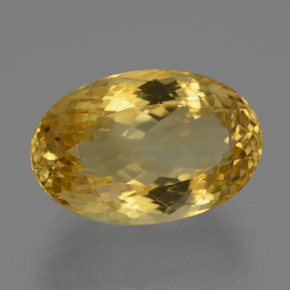 Citrino dorado natural de 18,28 ct, corte óvalo, VVS